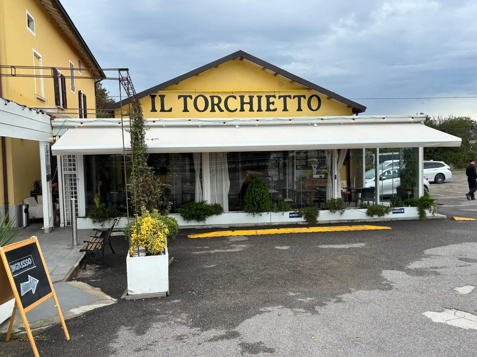 Tenda esterna per ristorante