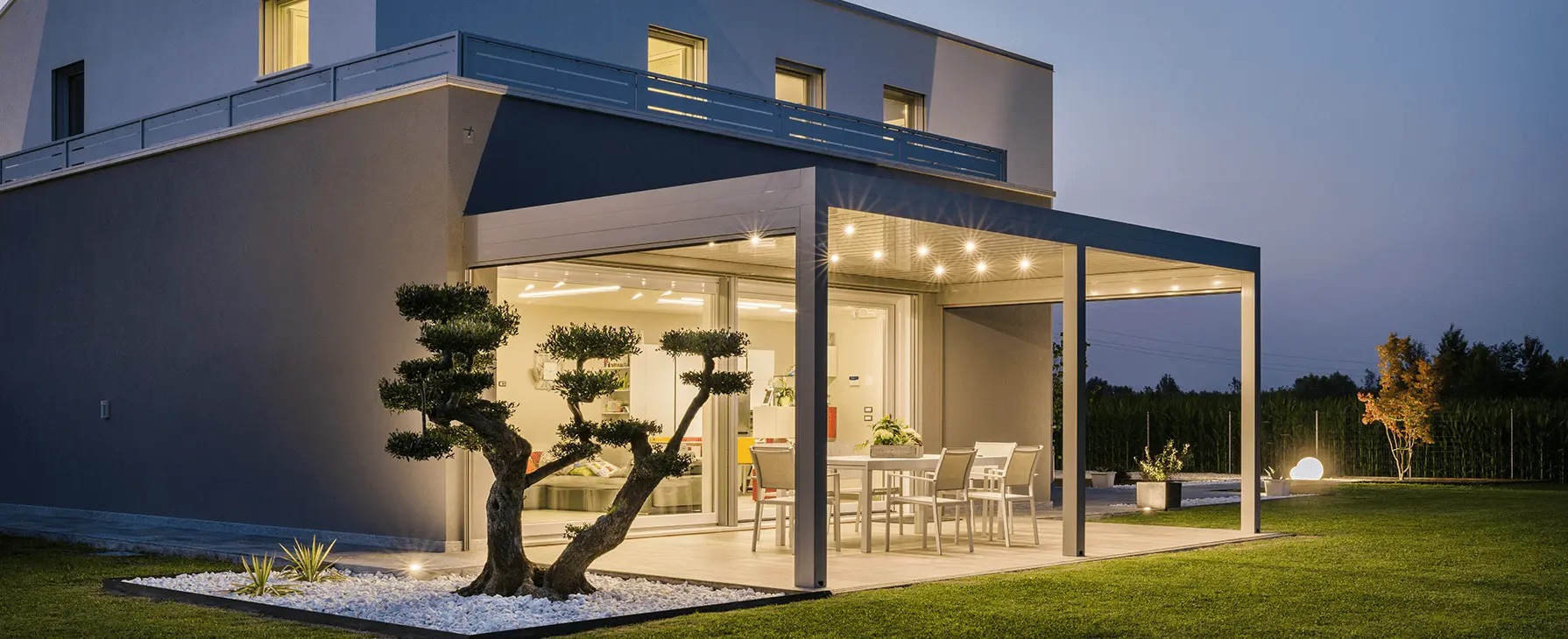 Pergola a parete
